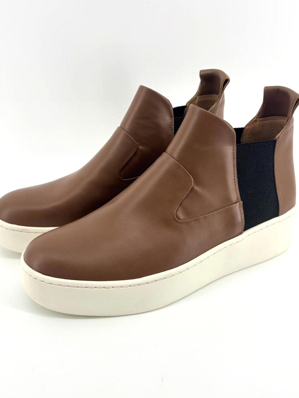 Via Spiga Women's Platform Slip On Brown Sneaker Boot 8.5M
